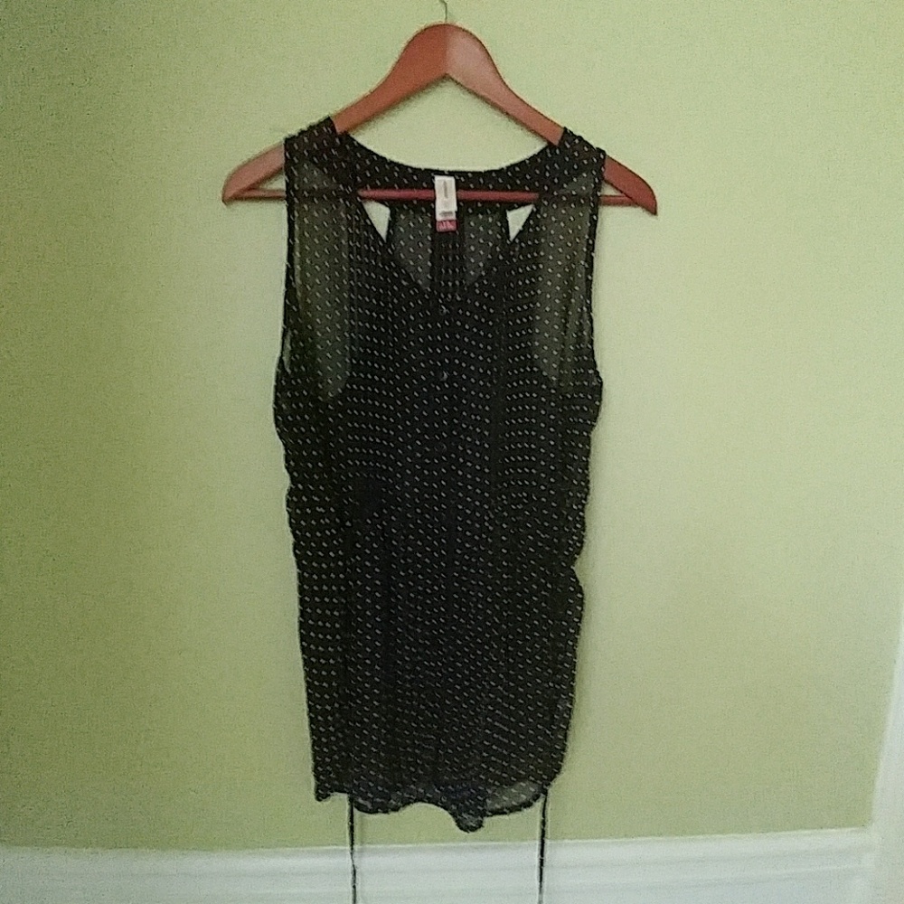 Polka dot blouse